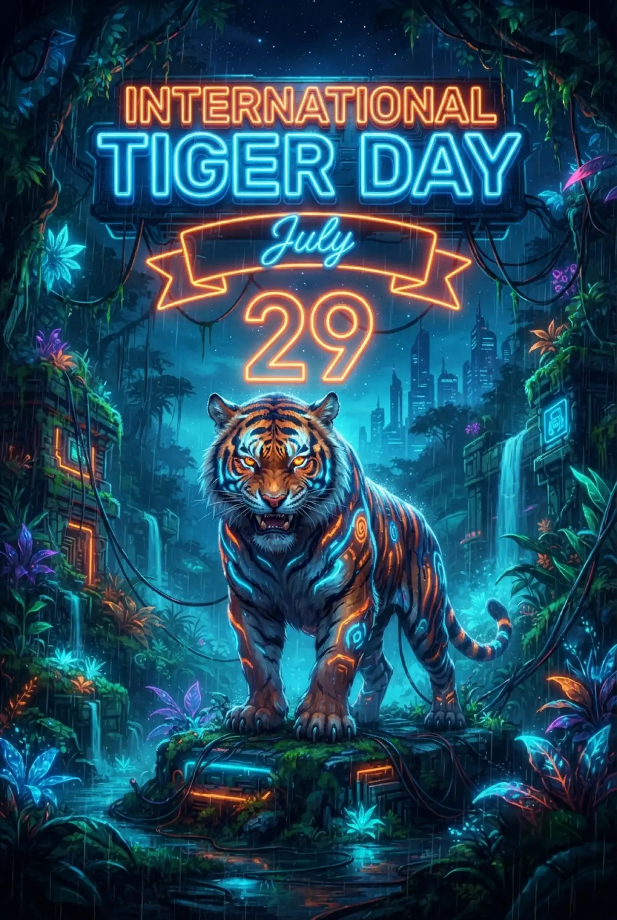 Free Download Tiger Day 2026 Banner Design - High Quality International Tiger Day 2026 Image