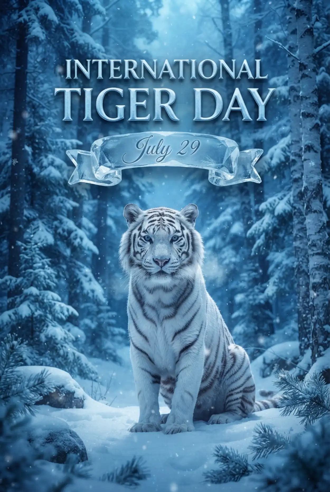 Free Download Tiger Day 2026 Canva Template - High Quality International Tiger Day 2026 Image