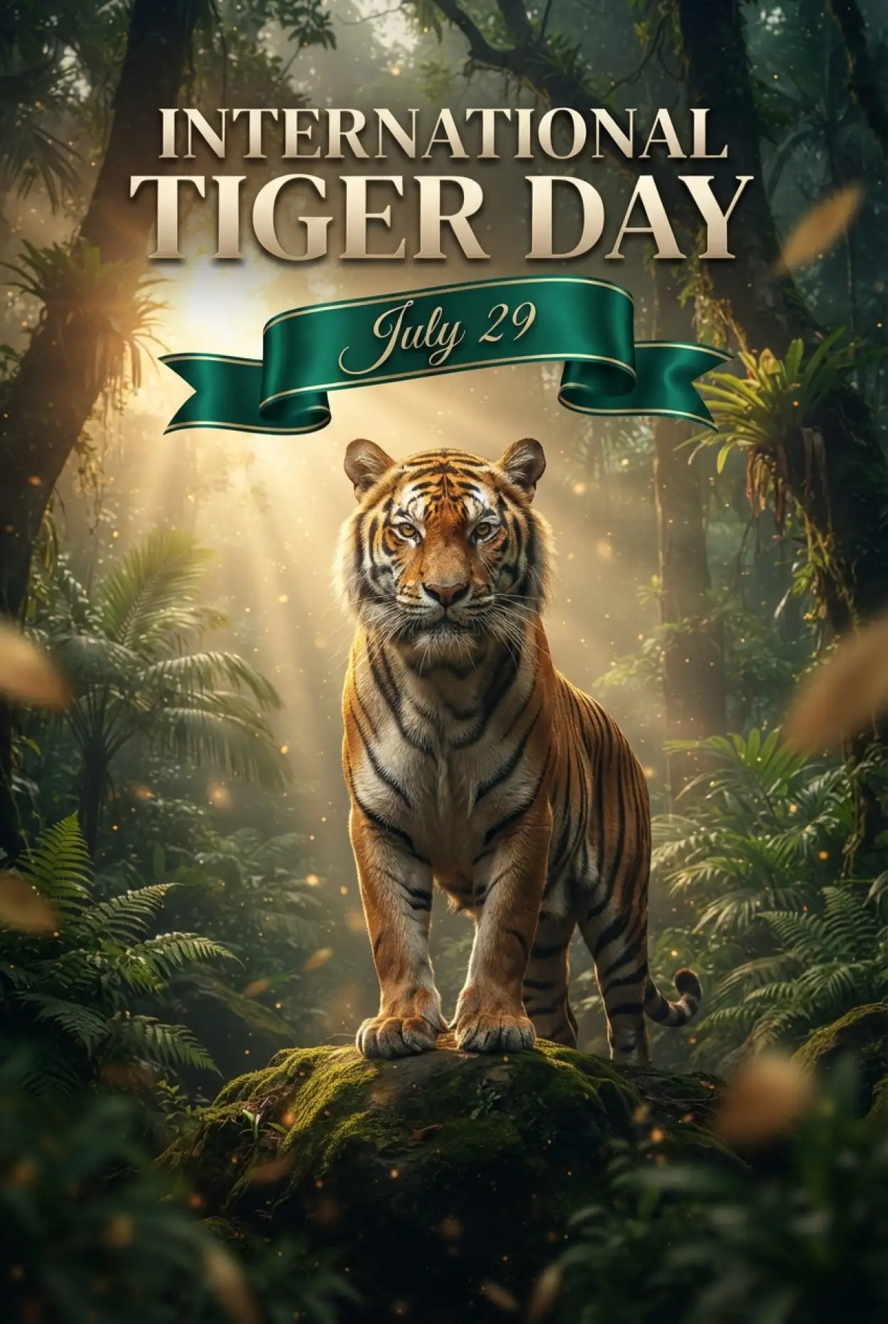 Free Download Tiger Day 2026 Photoshop Psd - High Quality International Tiger Day 2026 Image