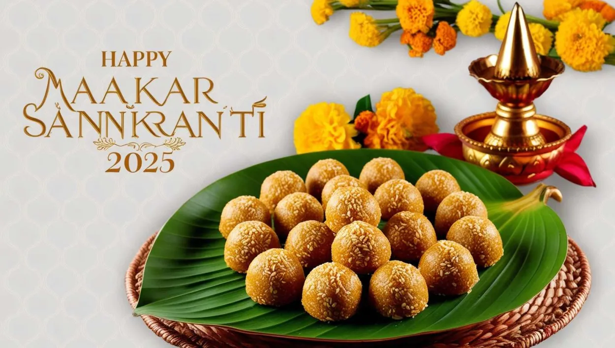 Til And Murmura Laddus With Kites For Happy Makar Sankranti 2025 - Royalty Free Happy Makar Sankranti 2025 Image | Pngmagic Free Download Til And Murmura Laddus With Kites For Happy Makar Sankranti 2025 - High Quality Happy Makar Sankranti 2025 Background
