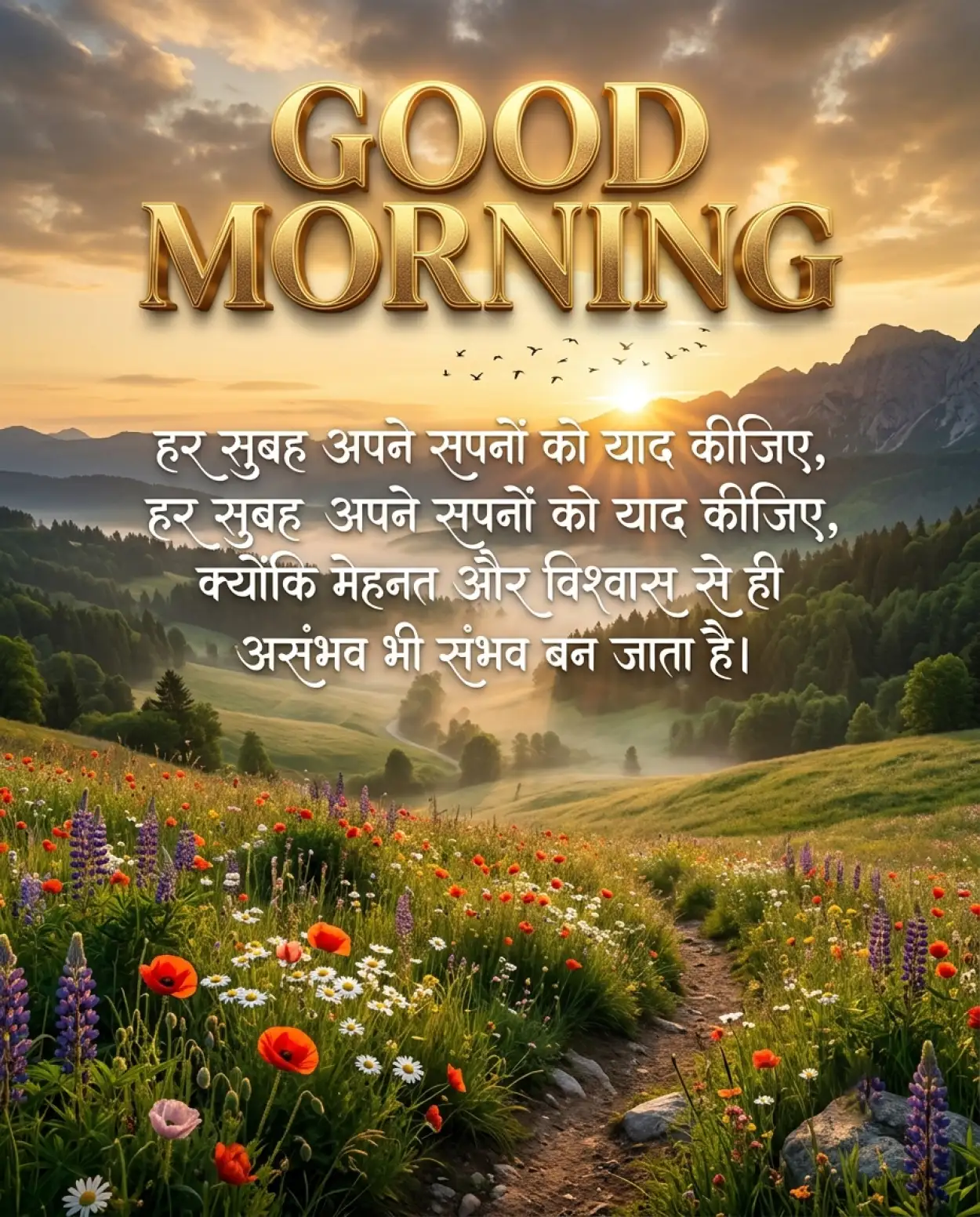 Free Download Today Good Morning Quotes Hindi - High Quality Good Morning Motivational Quotes Hindi Image