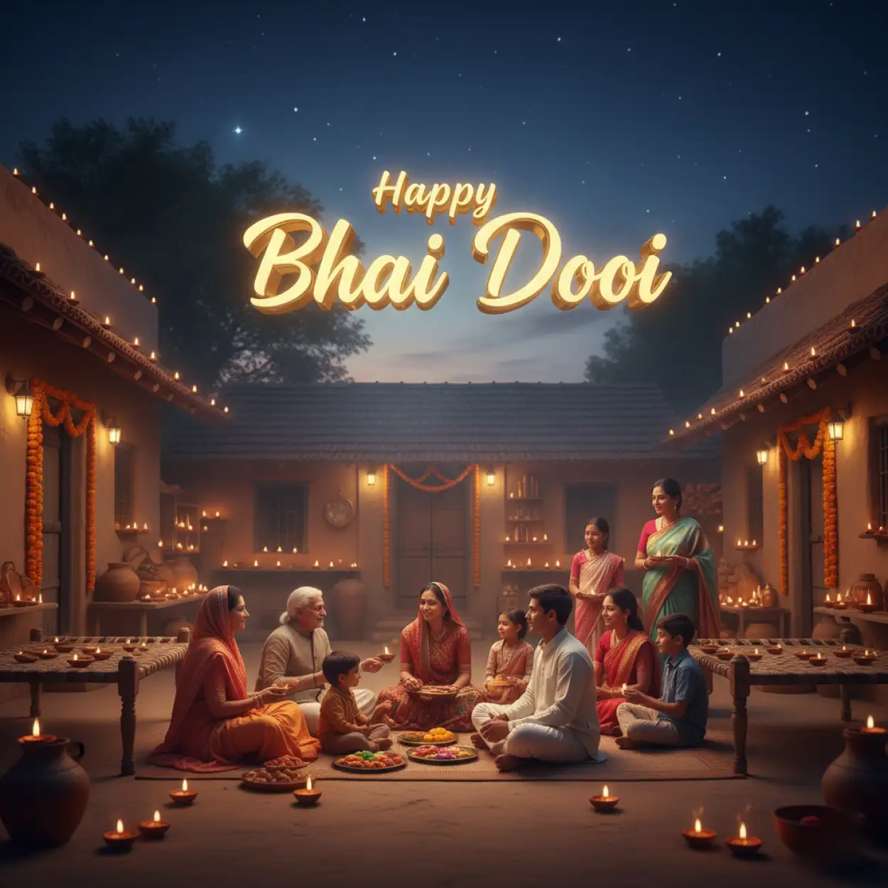 Free Download Top 10 Happy Bhai Dooj Messages For Whatsapp Sharing - High Quality Happy Bhai Dooj Image