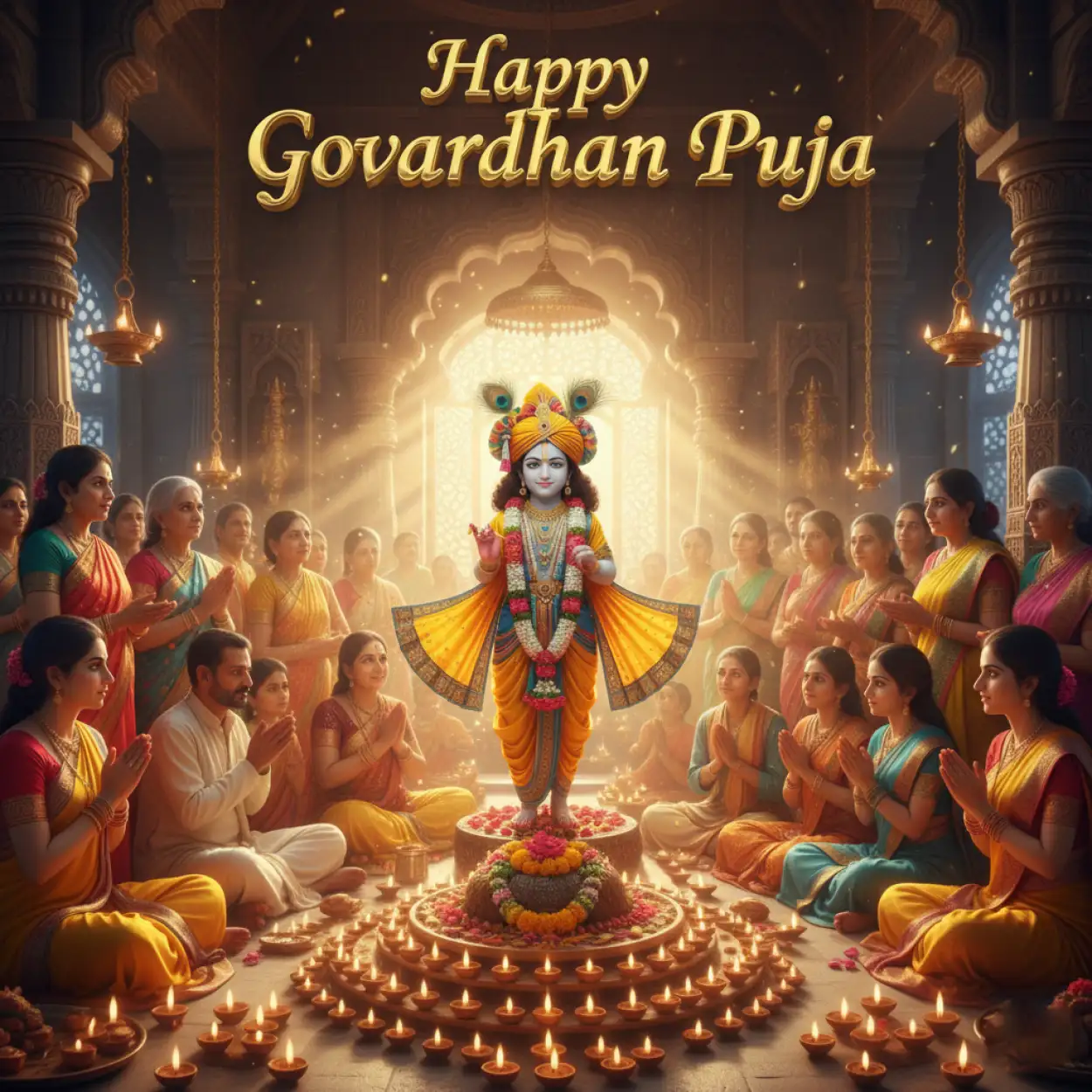 Top-down Shot Of Sweets And Fruits In Annakut Tray - Royalty Free Happy Govhappy Govardhan Puja 2025ardhan Puja 2025 Image | Pngmagic Free Download Top-down Shot Of Sweets And Fruits In Annakut Tray - High Quality Happy Govhappy Govardhan Puja 2025ardhan Puja 2025 Background