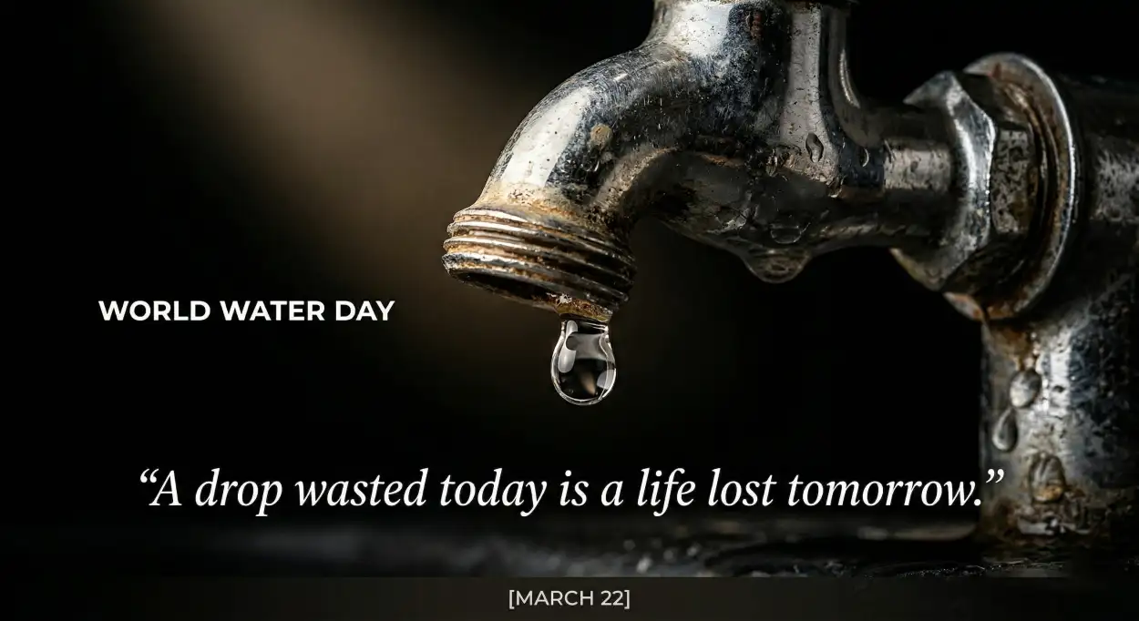 Free Download Top Save Water Slogans With Images - High Quality World Water Day 2026 Image