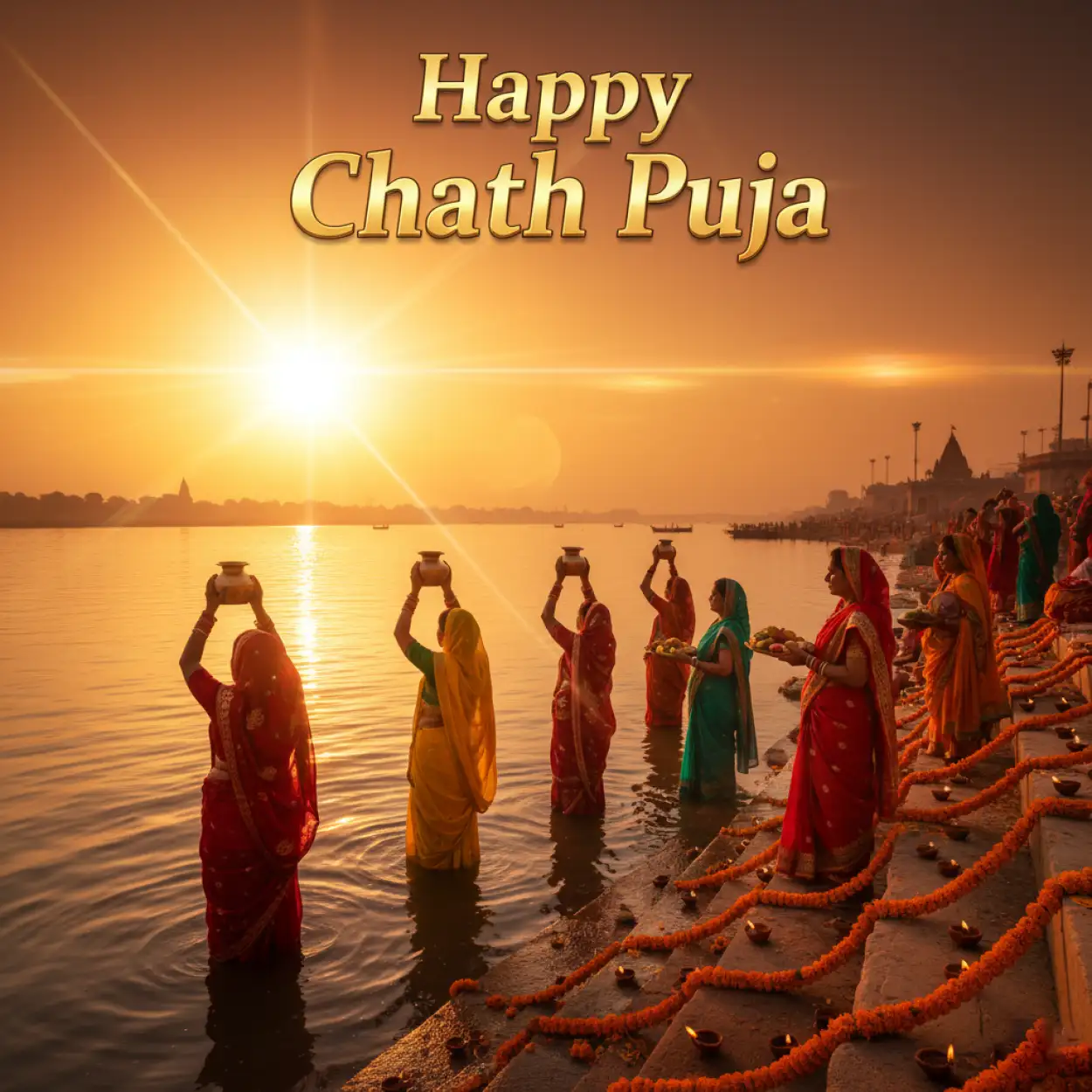 Free Download Traditional Happy Chhath Puja Wishes Messages - High Quality Happy Chhath Puja Wishes Background