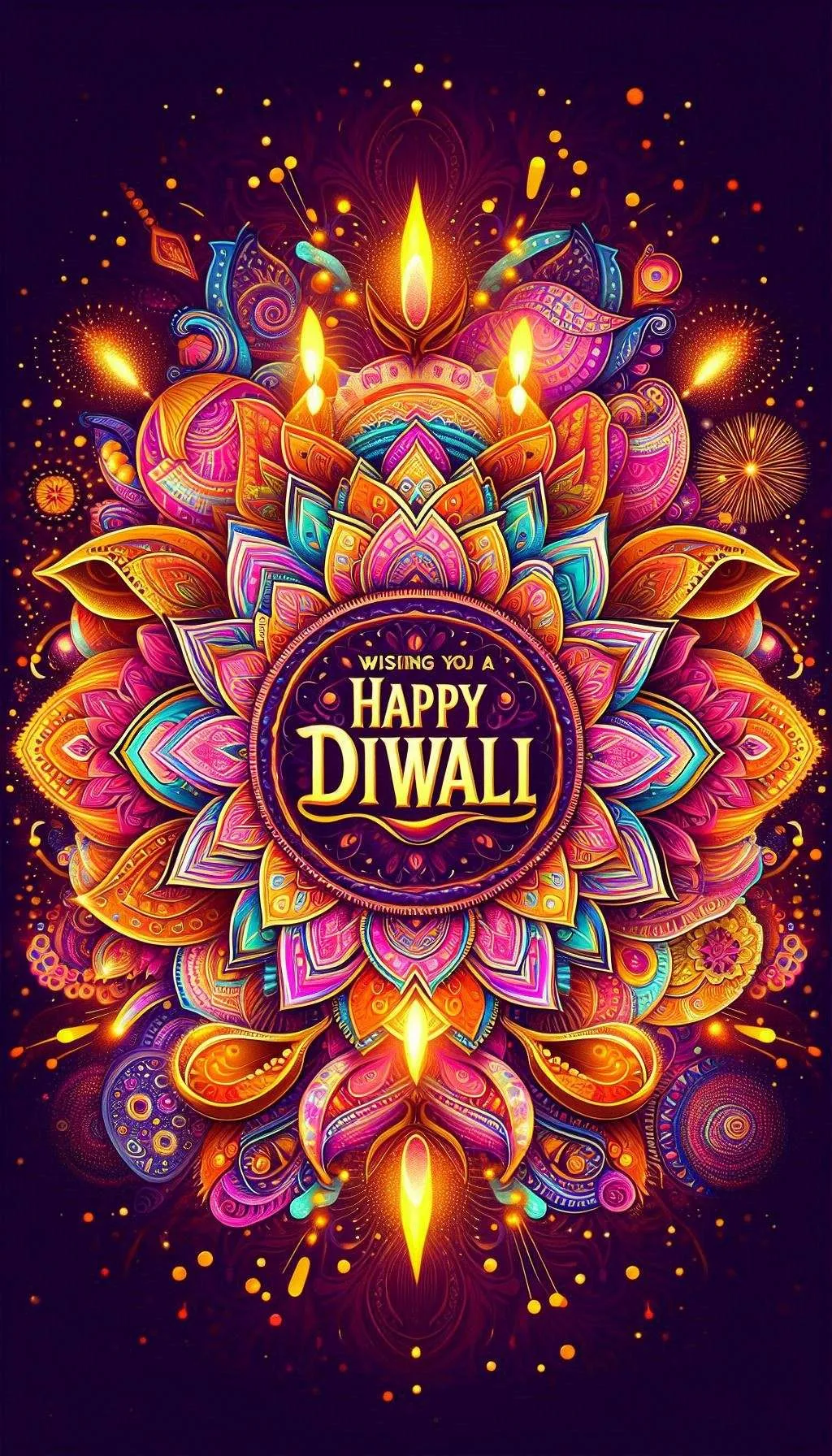 Free Download Traditional Happy Diwali Greetings Pictures - High Quality Happy Diwali Background