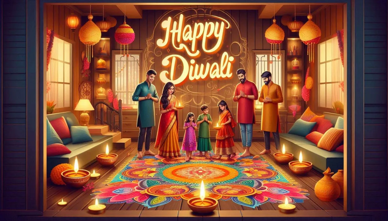 Free Download Traditional Happy Diwali Photos For Families - High Quality Happy Diwali Background