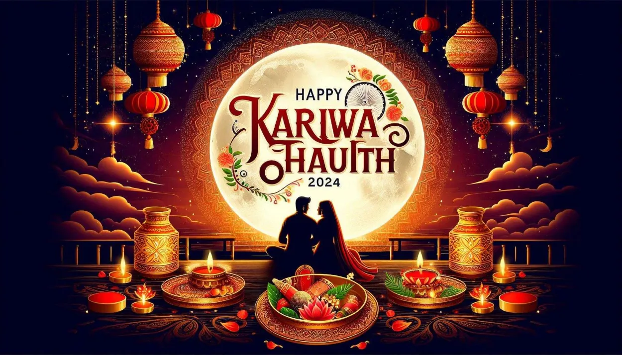 Free Download Traditional Happy Karwa Chauth Celebration Images - High Quality Happy Karwa Chauth Image
