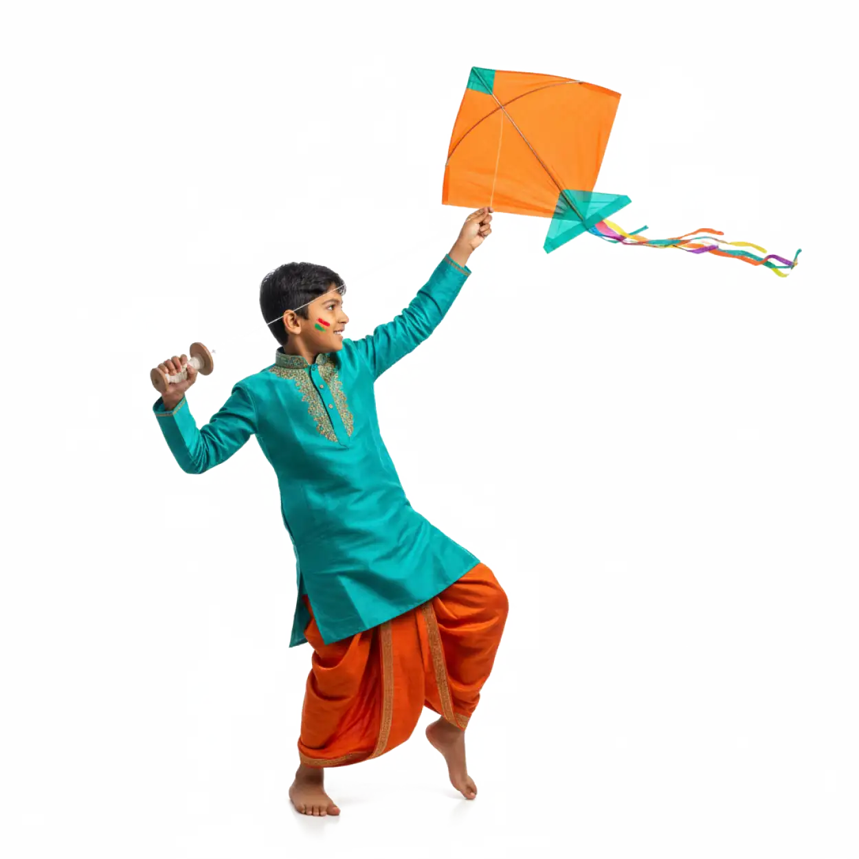 Free Download Traditional Kite Flying Png India - High Quality Kite Flying Png Transparent PNG
