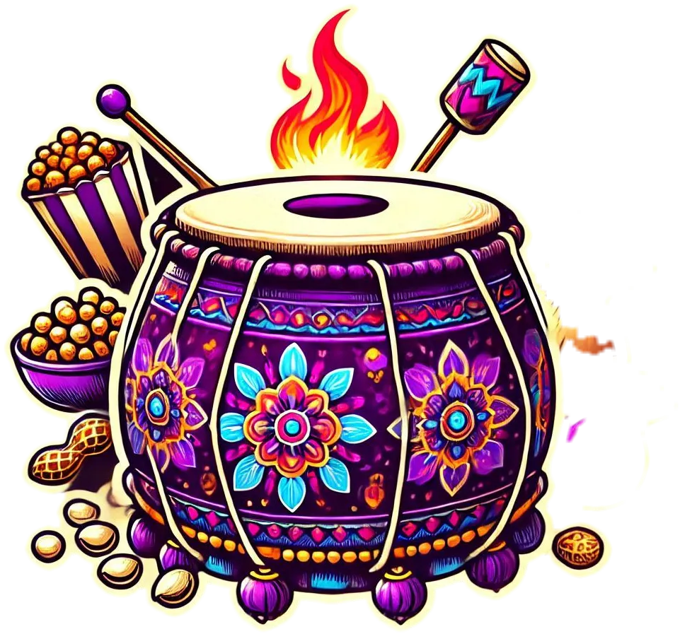 Traditional Punjabi Lohri Dhol Png Clipart - Royalty Free Lohri Dhol Png Image | Pngmagic Free Download Traditional Punjabi Lohri Dhol Png Clipart - High Quality Lohri Dhol Png PNG Image