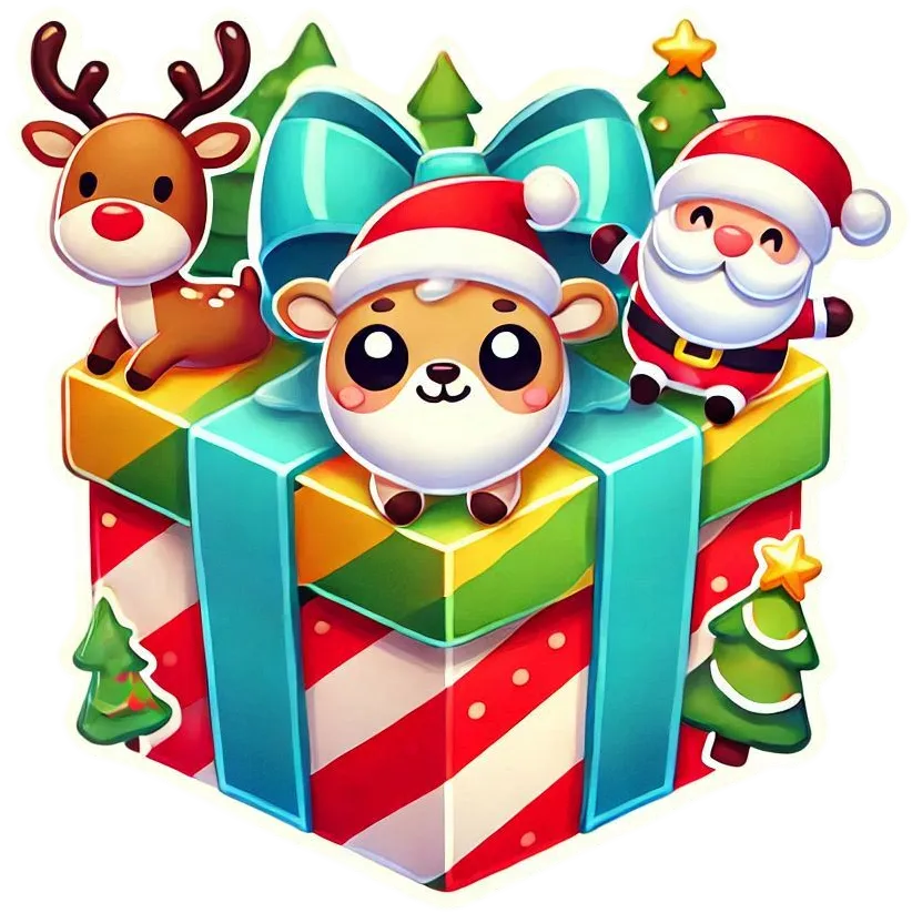 Free Download Transparent Christmas Gift Box Illustrations - High Quality Gift Box PNG Image
