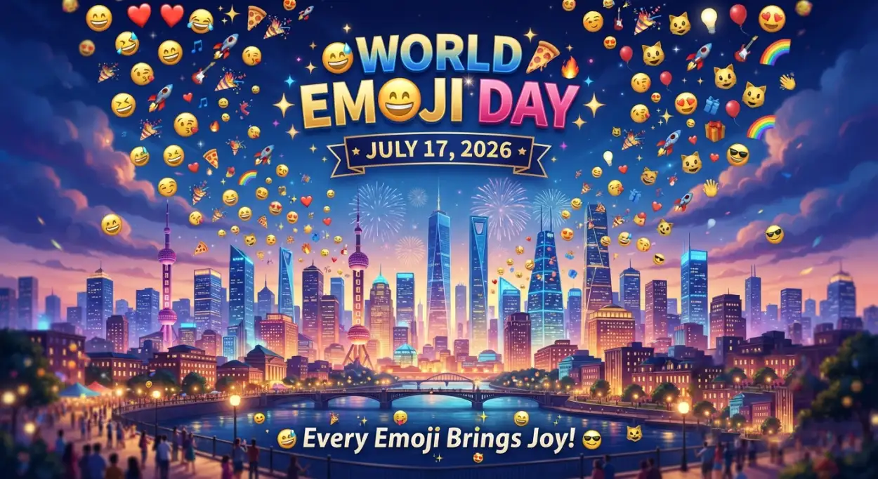 Free Download Trending Emojis 2026 - High Quality World Emoji Day 2026 Image