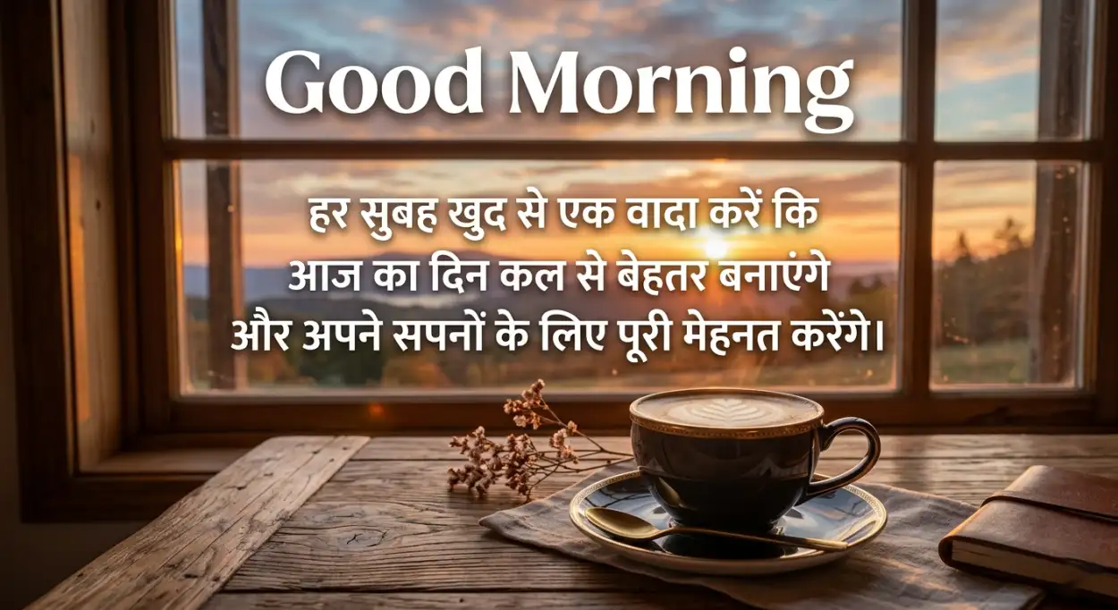 Free Download Trending Good Morning Quotes Hindi - High Quality Good Morning Motivational Quotes Hindi Image