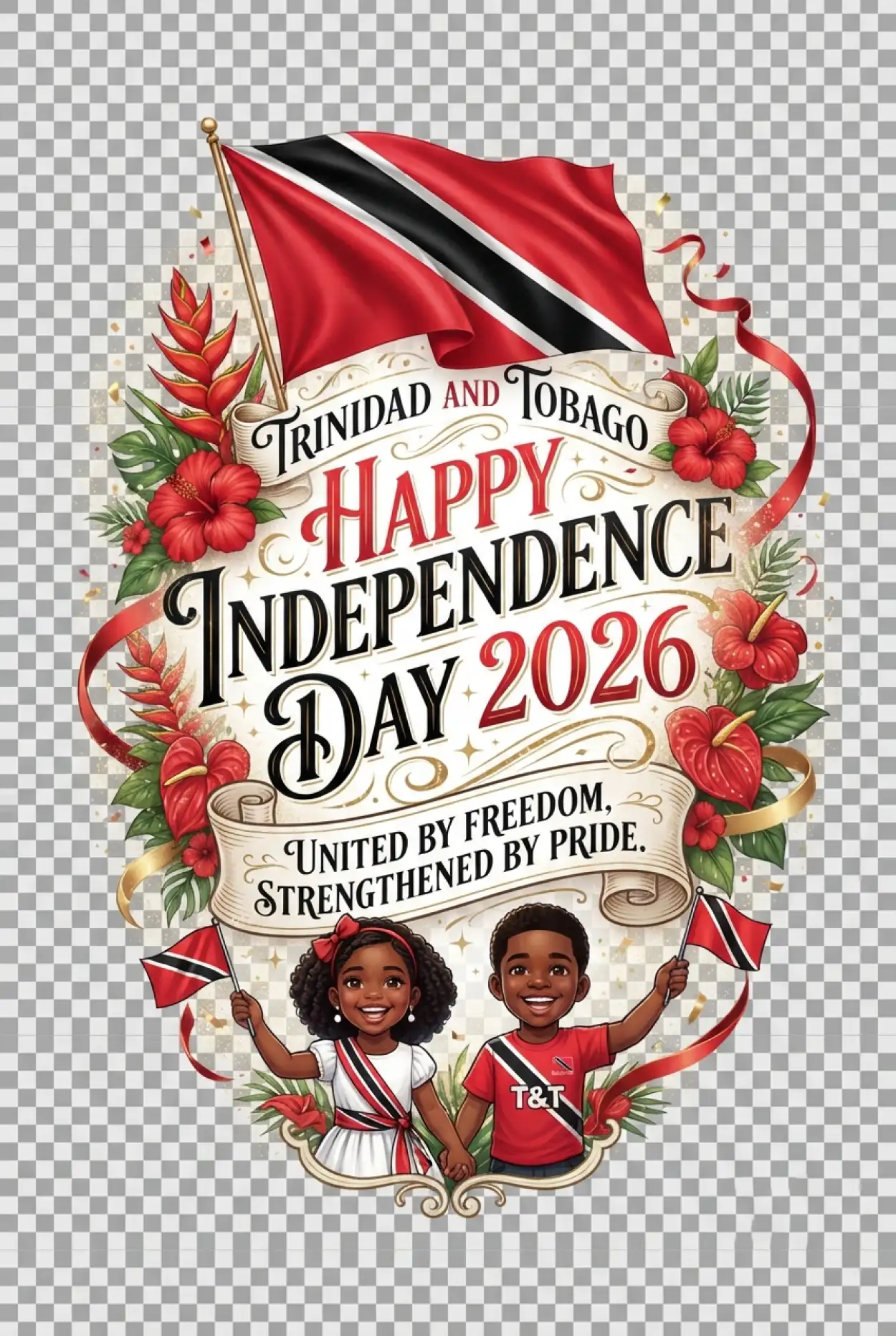 Free Download Trinidad And Tobago Independence Day 2026 Design - High Quality Trinidad And Tobago Independence Day 2026 Image