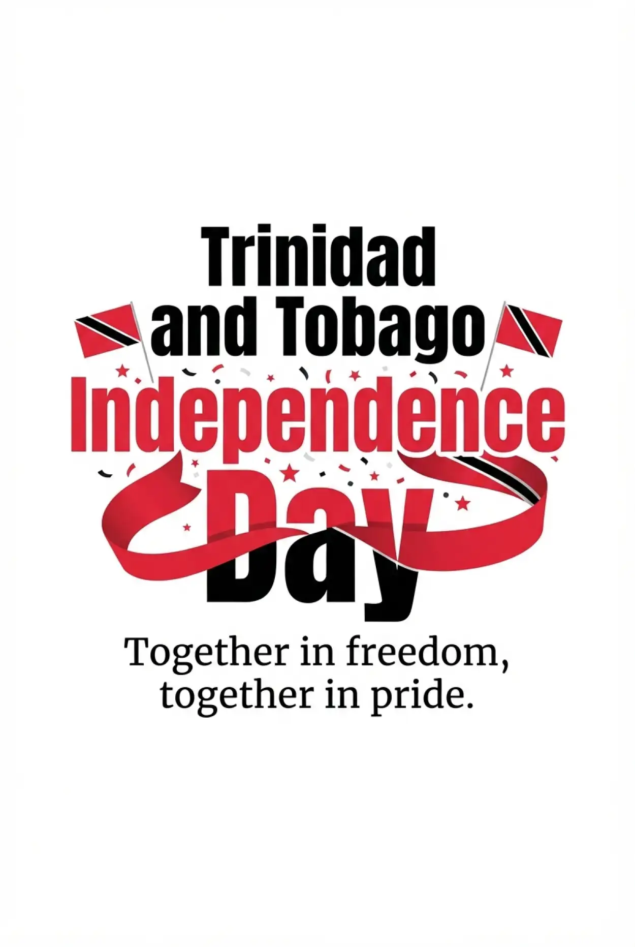 Free Download Trinidad And Tobago Independence Day Flag Png 2026 - High Quality Trinidad And Tobago Independence Day 2026 Transparent PNG