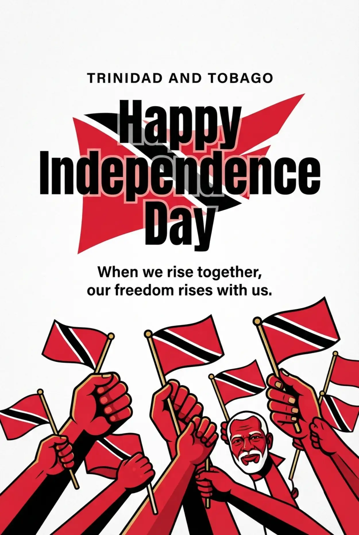Free Download Trinidad And Tobago Independence Day Messages For Whatsapp 2026 - High Quality Trinidad And Tobago Independence Day 2026 Image