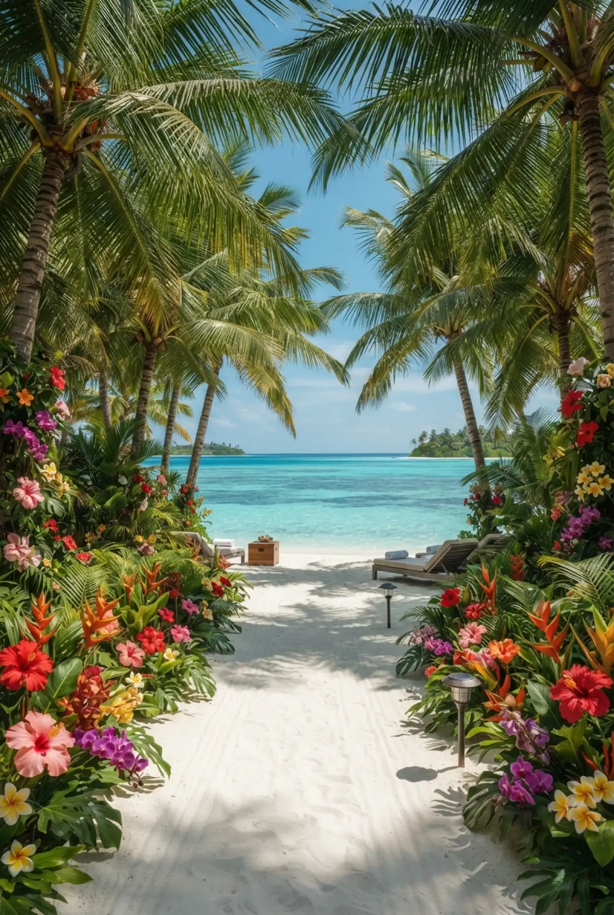 Free Download Tropical Beach Background For Poster - High Quality Tropical Summer Background Background Image