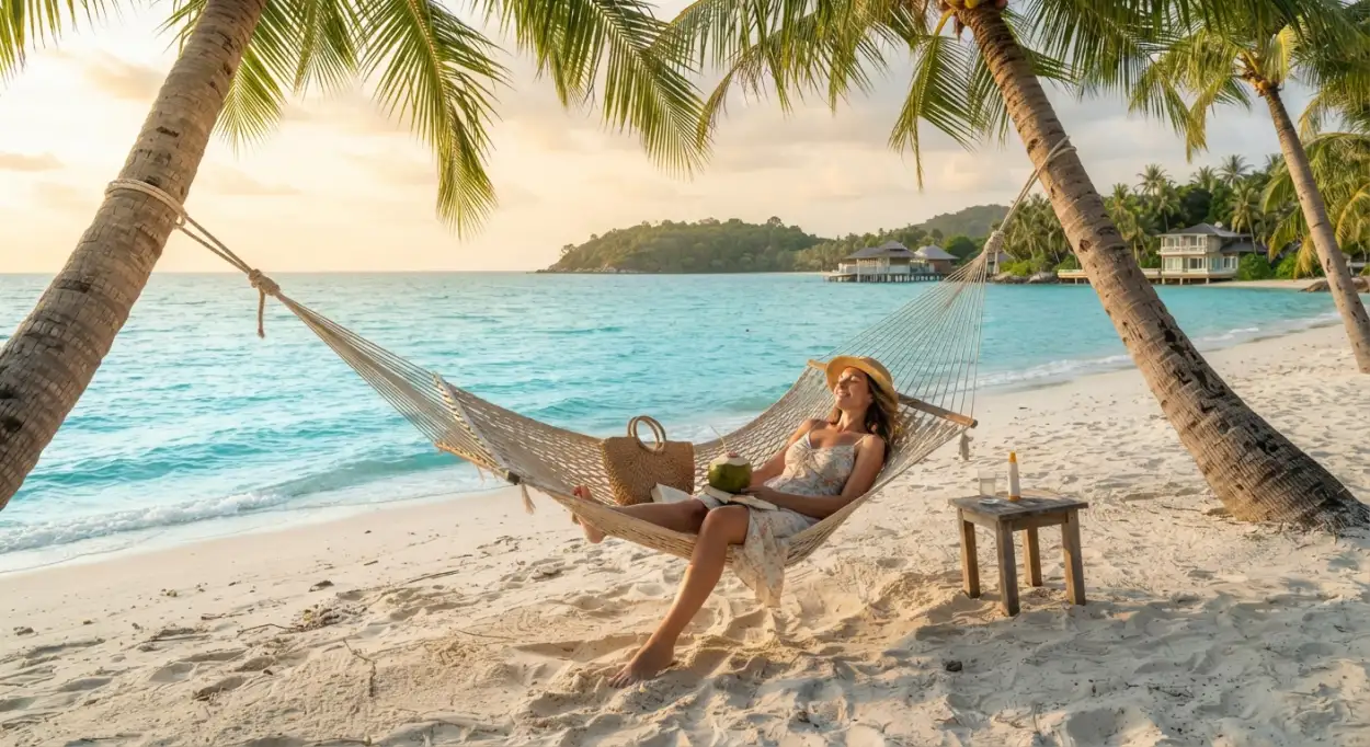 Free Download Tropical Beach Banner Design - High Quality Tropical Summer Background Background Image
