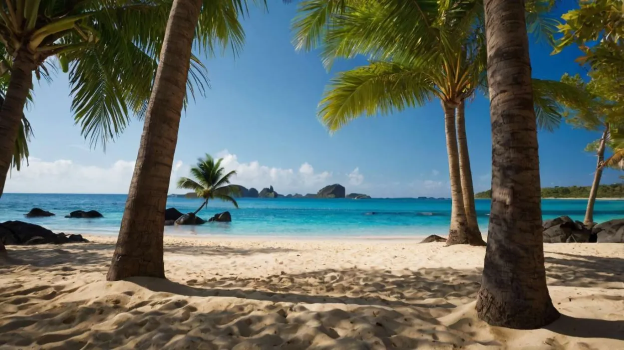 Free Download Tropical Beach Landscape Nature Images - High Quality Nature Background Background