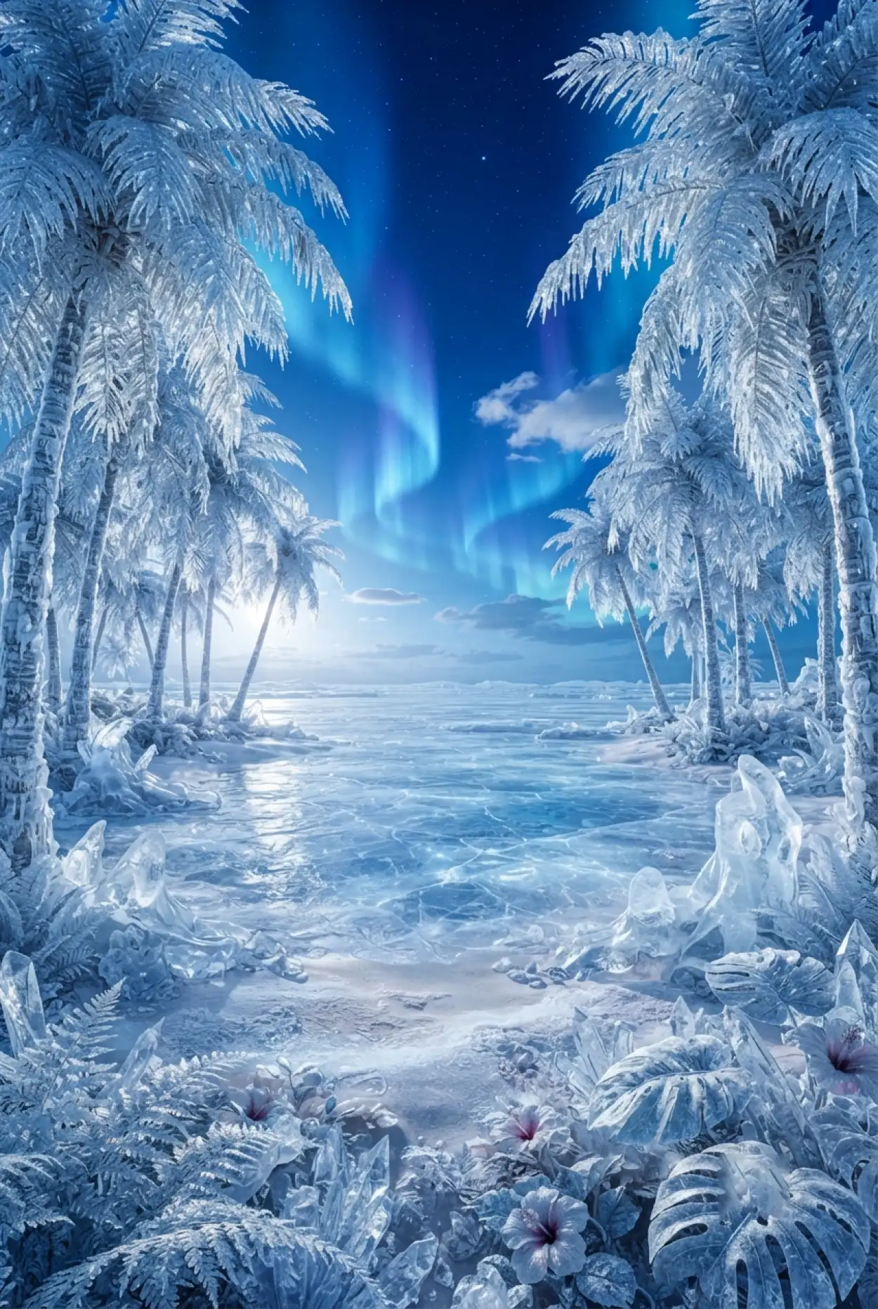 Free Download Tropical Digital Art Background - High Quality Tropical Summer Background Background Image