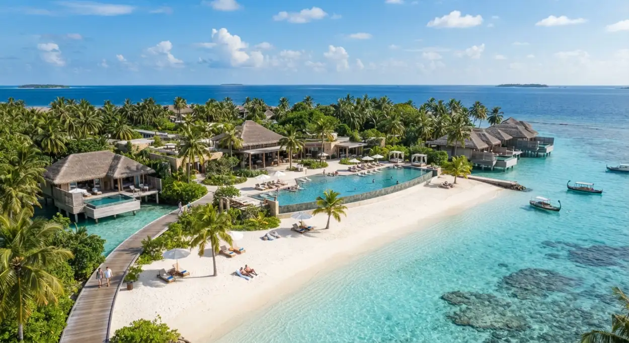Free Download Tropical Resort Background - High Quality Tropical Summer Background Background Image