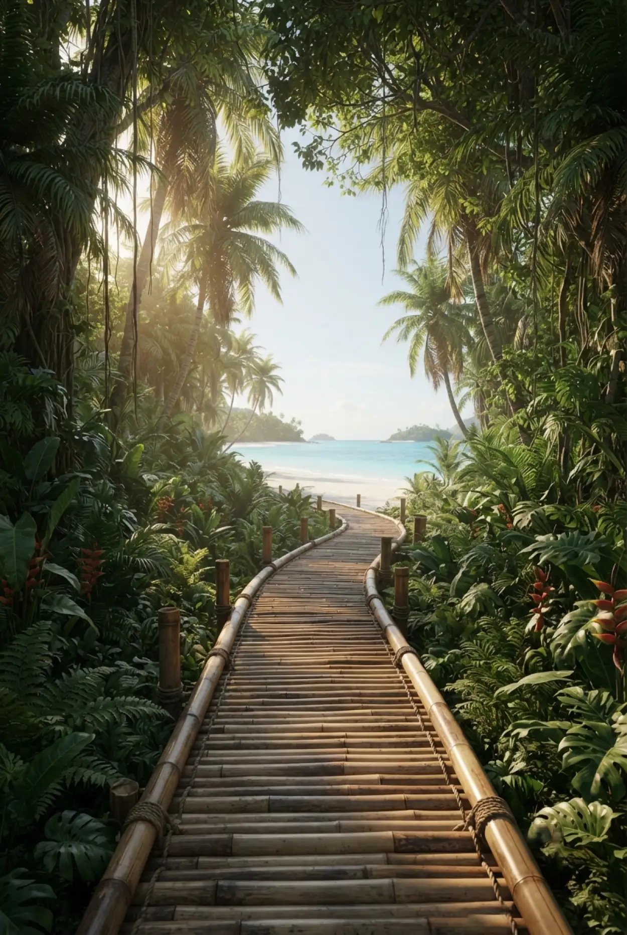 Free Download Tropical Zoom Background - High Quality Tropical Summer Background Background Image