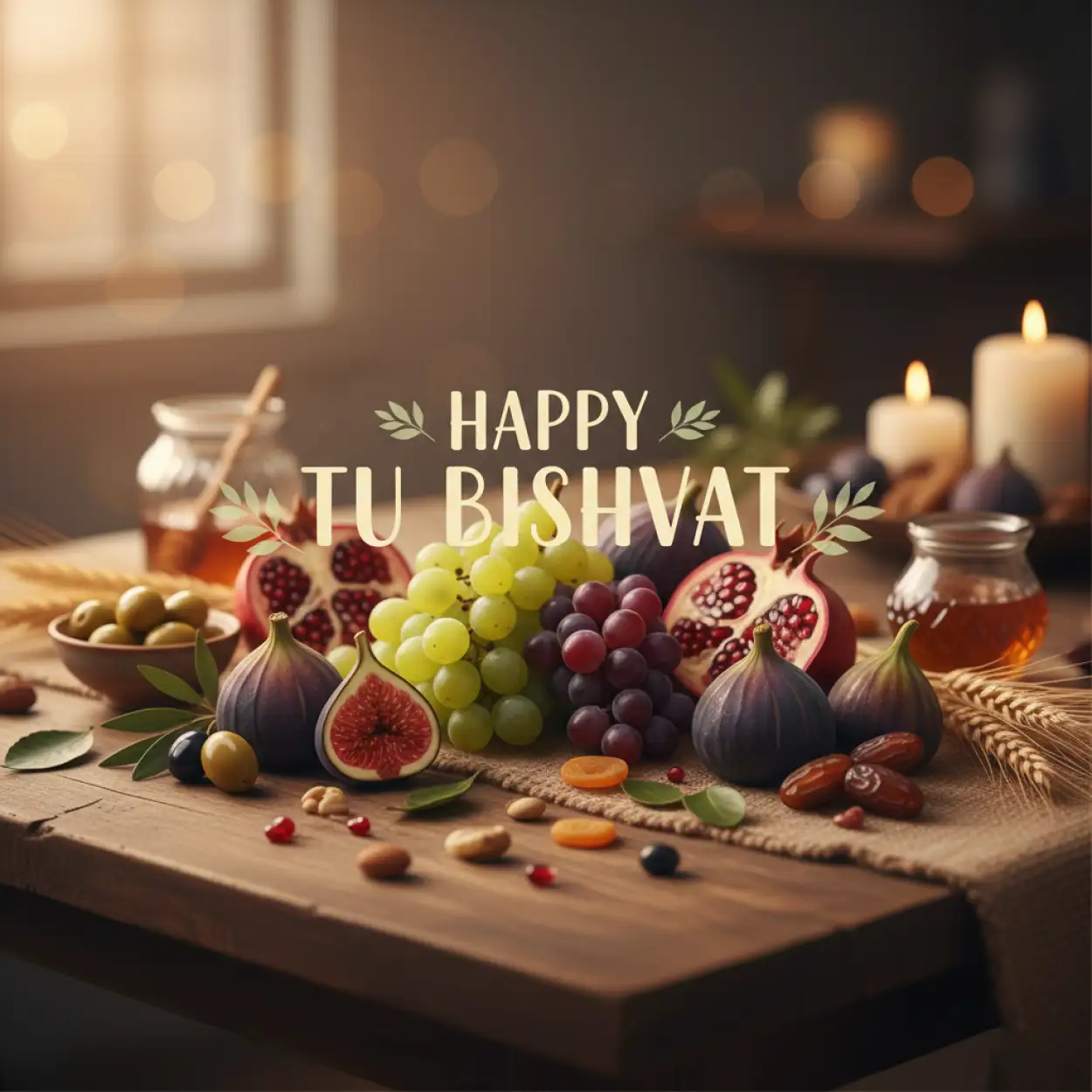 Free Download Tu Bishvat Creative Wishes - High Quality Happy Tu Bishvat Background