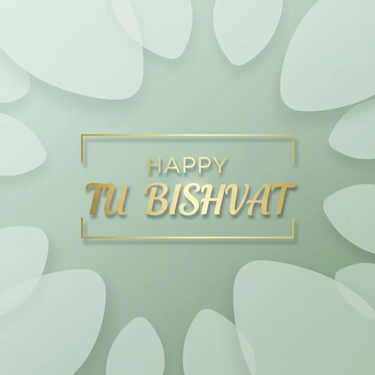 Free Download Tu Bishvat Minimalist Wishes - High Quality Happy Tu Bishvat Background