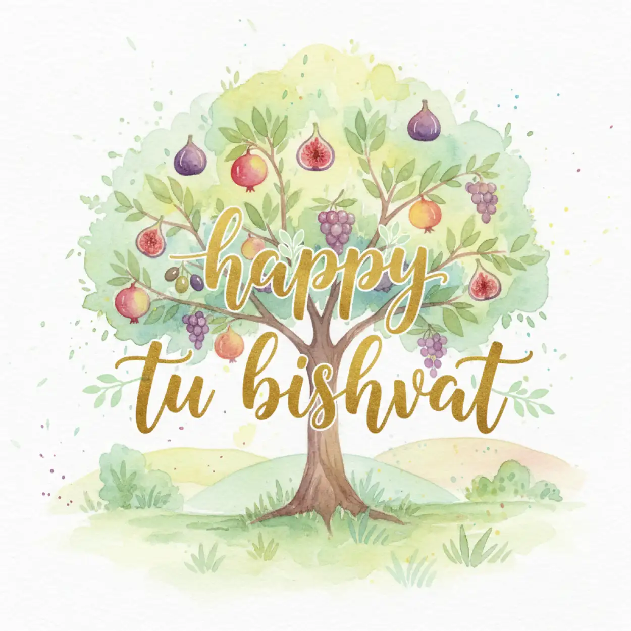 Tu Bishvat Tree Illustration Quotes - Royalty Free Happy Tu Bishvat Image | Pngmagic Free Download Tu Bishvat Tree Illustration Quotes - High Quality Happy Tu Bishvat Background