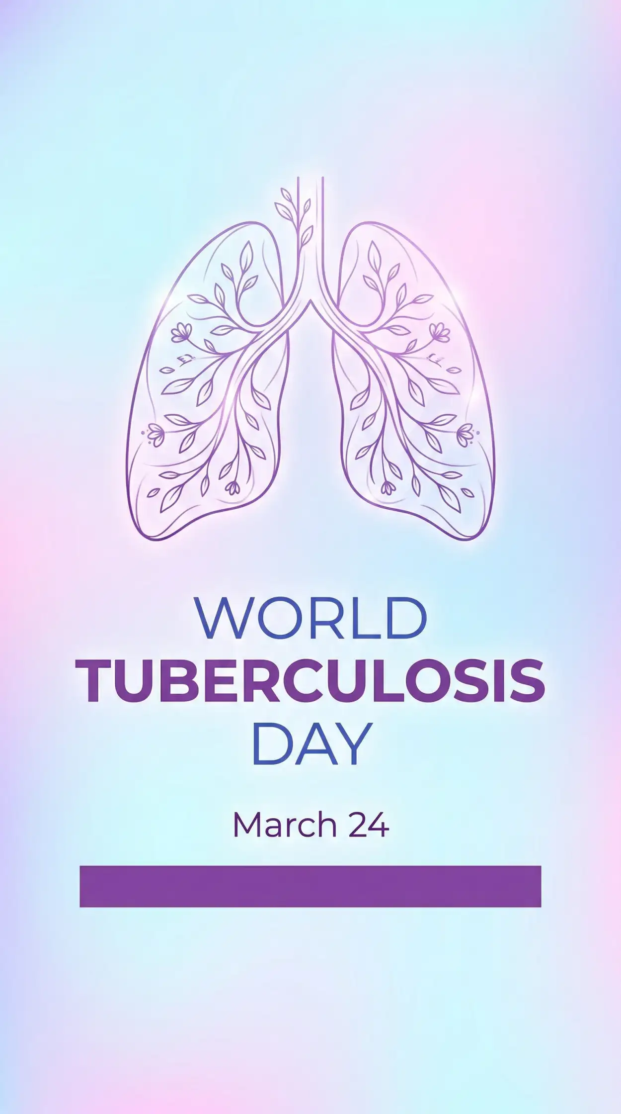 Free Download Tuberculosis Awareness Poster For School Project - High Quality World Tuberculosis Day Image