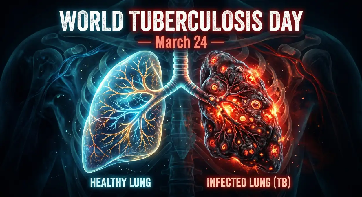 Free Download Tuberculosis Kya Hai Hindi Mein - High Quality World Tuberculosis Day Image