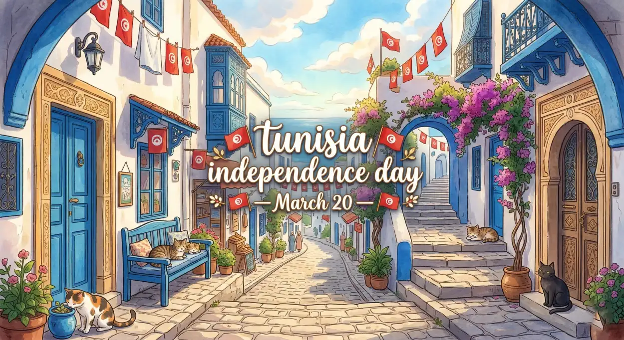 Free Download Tunisia Independence Day 2026 Campaign Ideas - High Quality Tunisia Independence Day 2026 Image