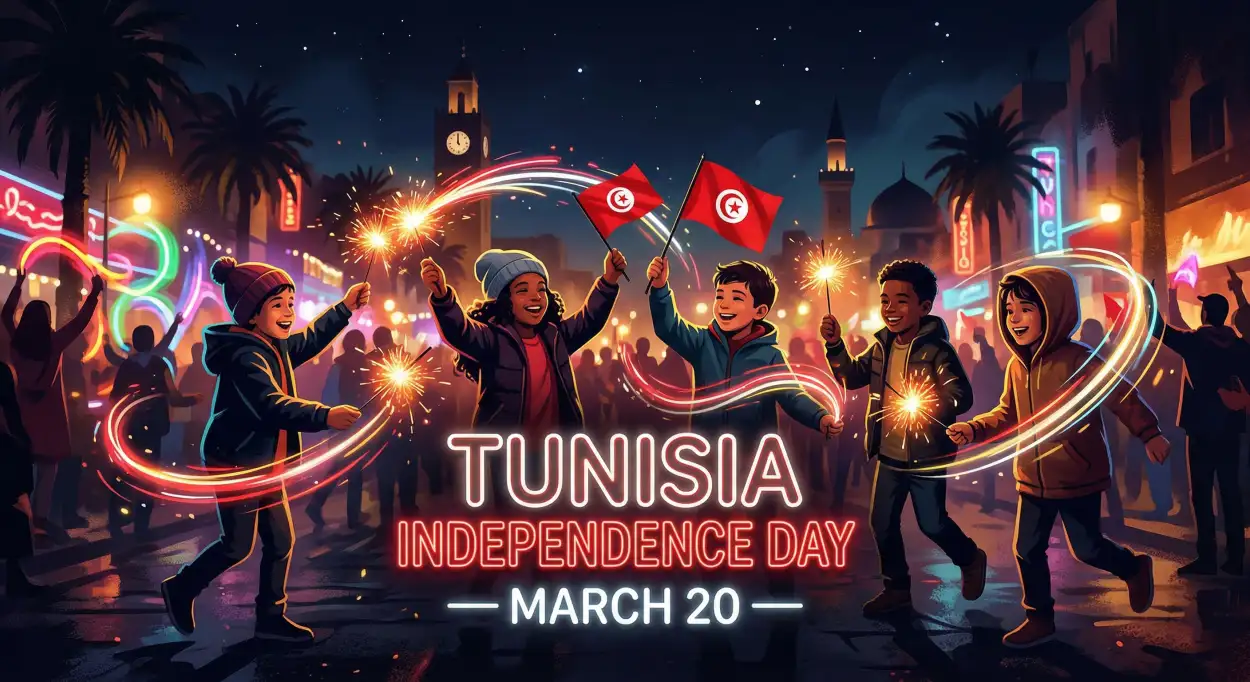 Free Download Tunisia Independence Day 2026 Celebrations In Tunis - High Quality Tunisia Independence Day 2026 Image