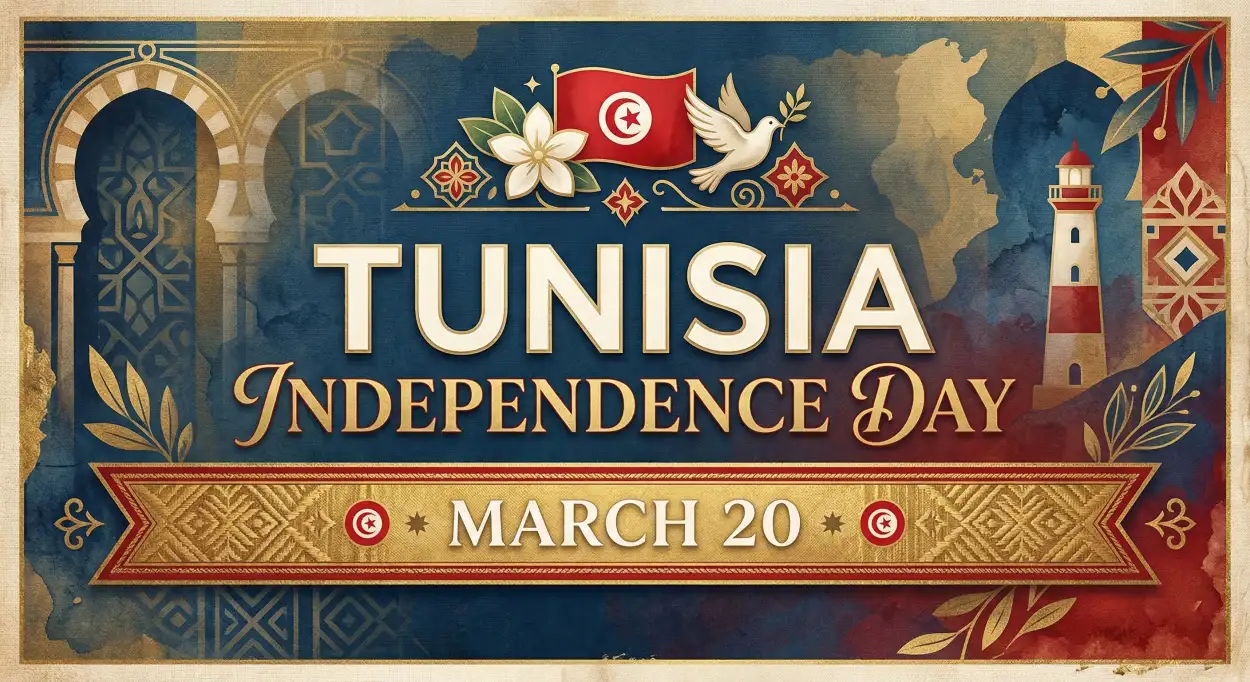 Free Download Tunisia Independence Day 2026 Event Promotions - High Quality Tunisia Independence Day 2026 Image