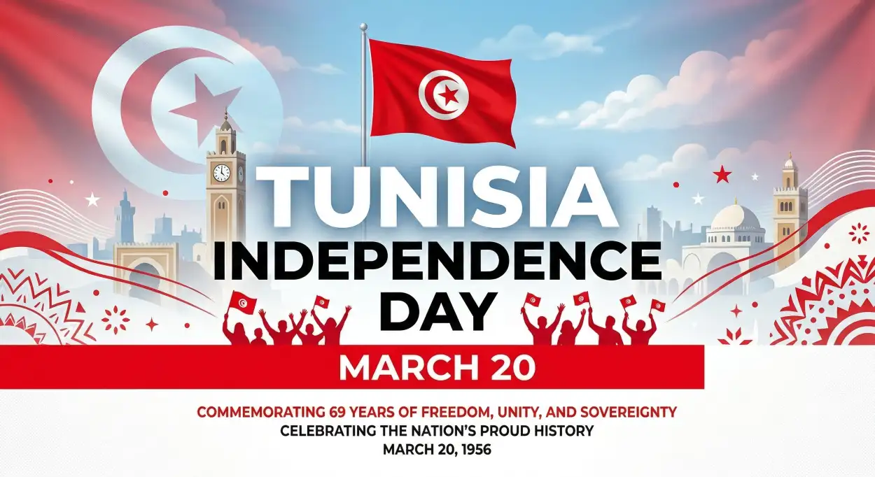 Free Download Tunisia Independence Day 2026 Facebook Posts - High Quality Tunisia Independence Day 2026 Image