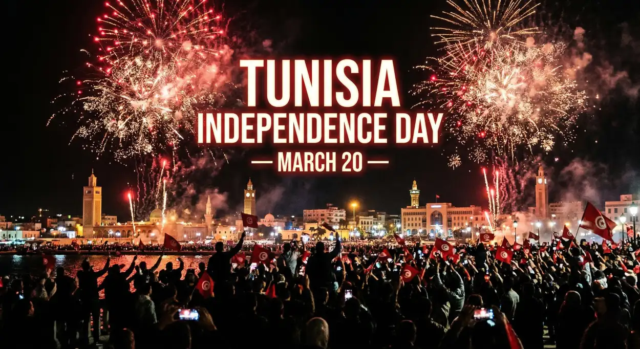 Free Download Tunisia Independence Day 2026 Fireworks Locations - High Quality Tunisia Independence Day 2026 Image