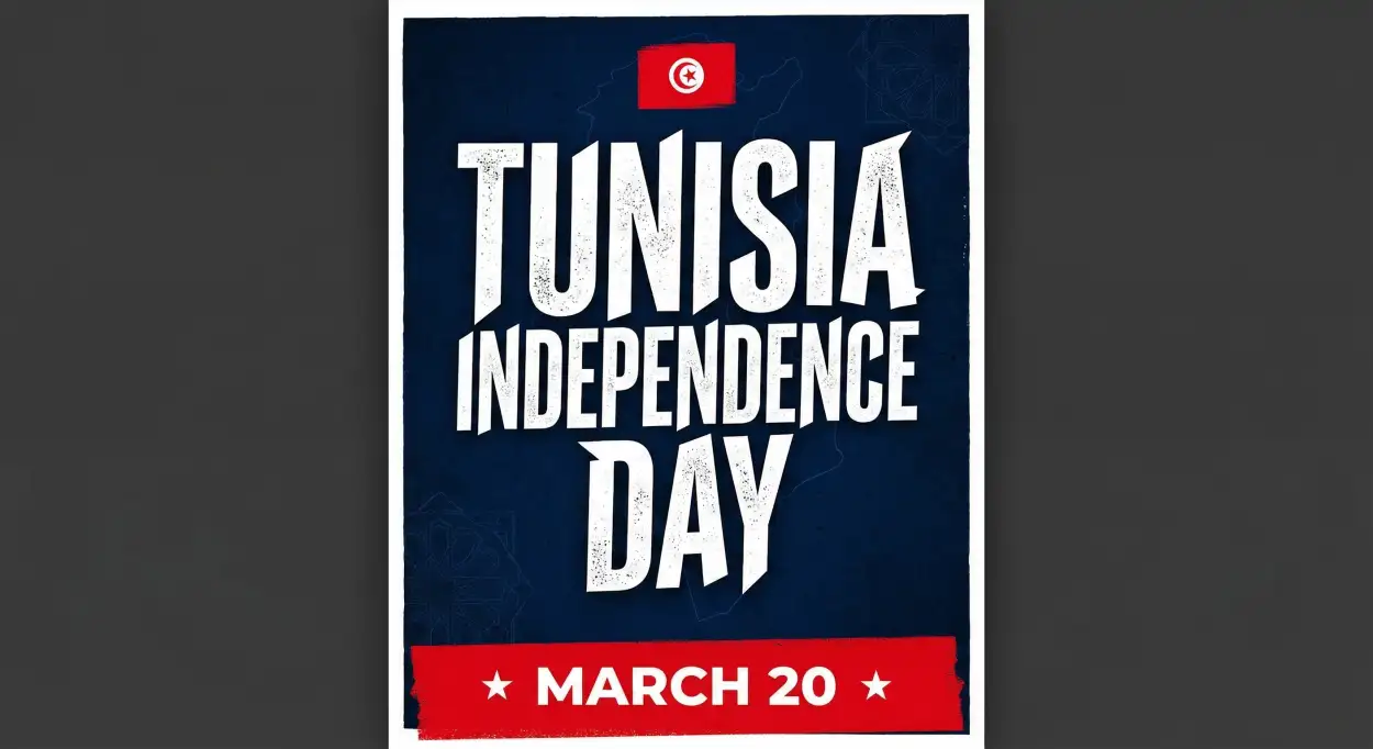 Free Download Tunisia Independence Day 2026 Hashtags - High Quality Tunisia Independence Day 2026 Image