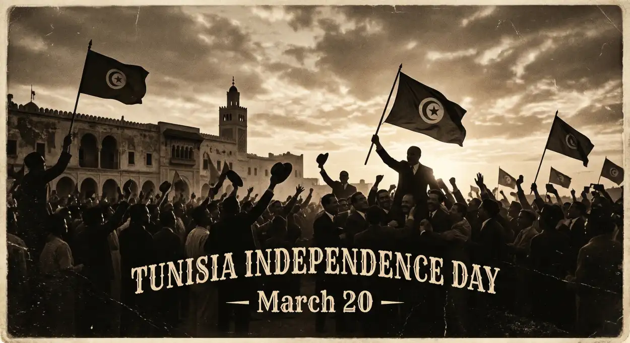 Free Download Tunisia Independence Day 2026 History Timeline - High Quality Tunisia Independence Day 2026 Image