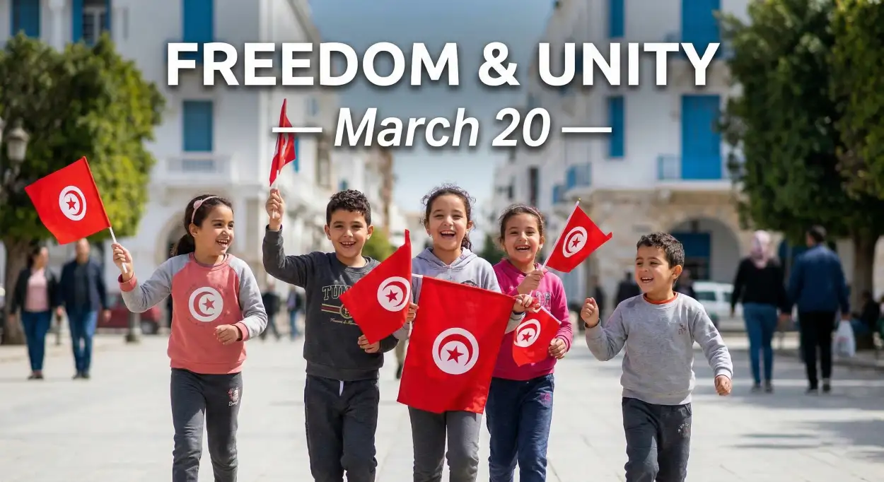 Free Download Tunisia Independence Day 2026 Patriotic Activities - High Quality Tunisia Independence Day 2026 Image