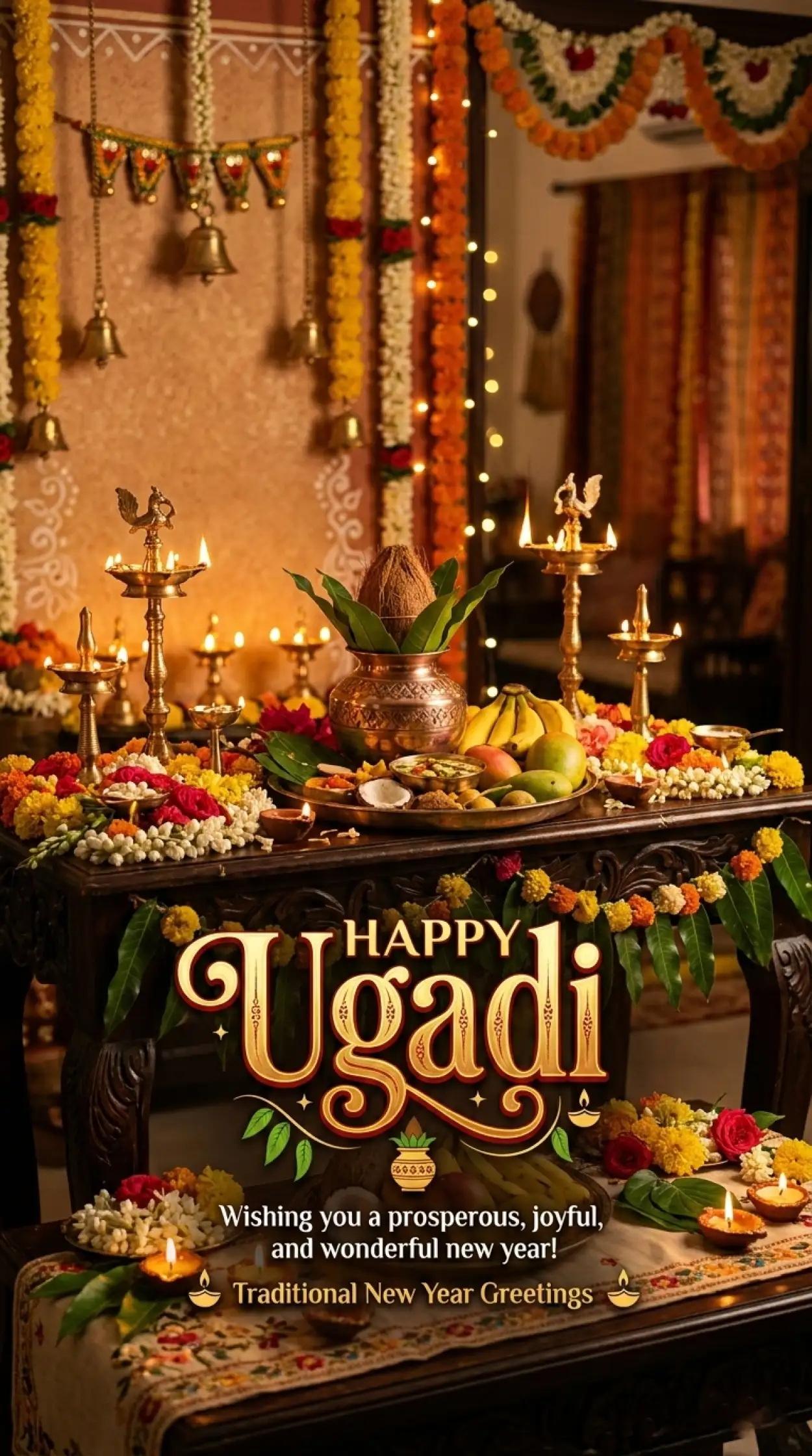 Free Download Ugadi Festival Greeting Photo - High Quality Happy Ugadi Image