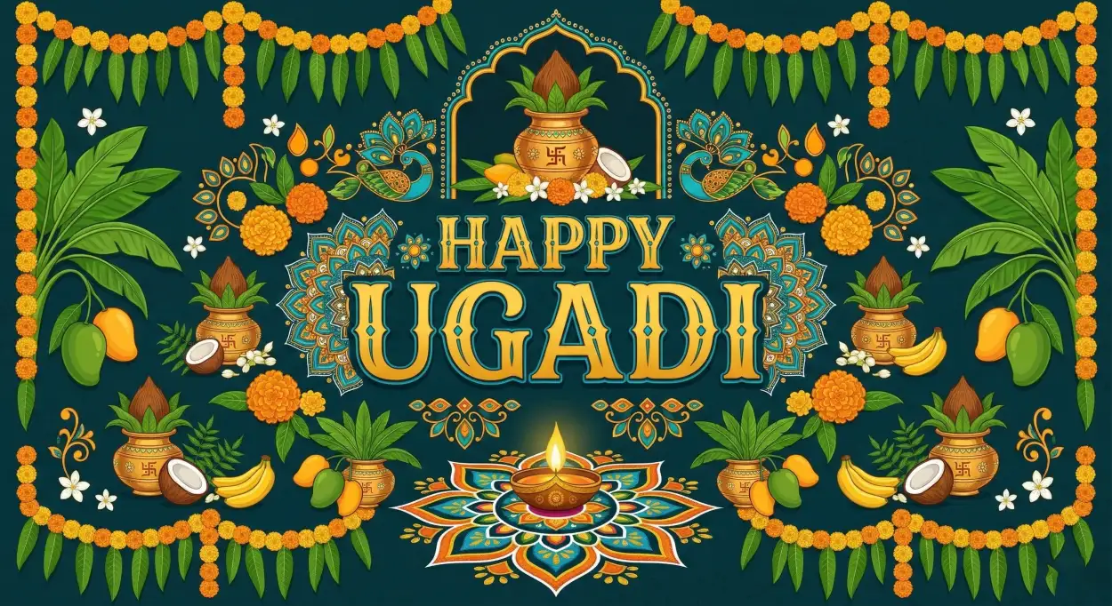 Free Download Ugadi Festival Greetings - High Quality Happy Ugadi Image