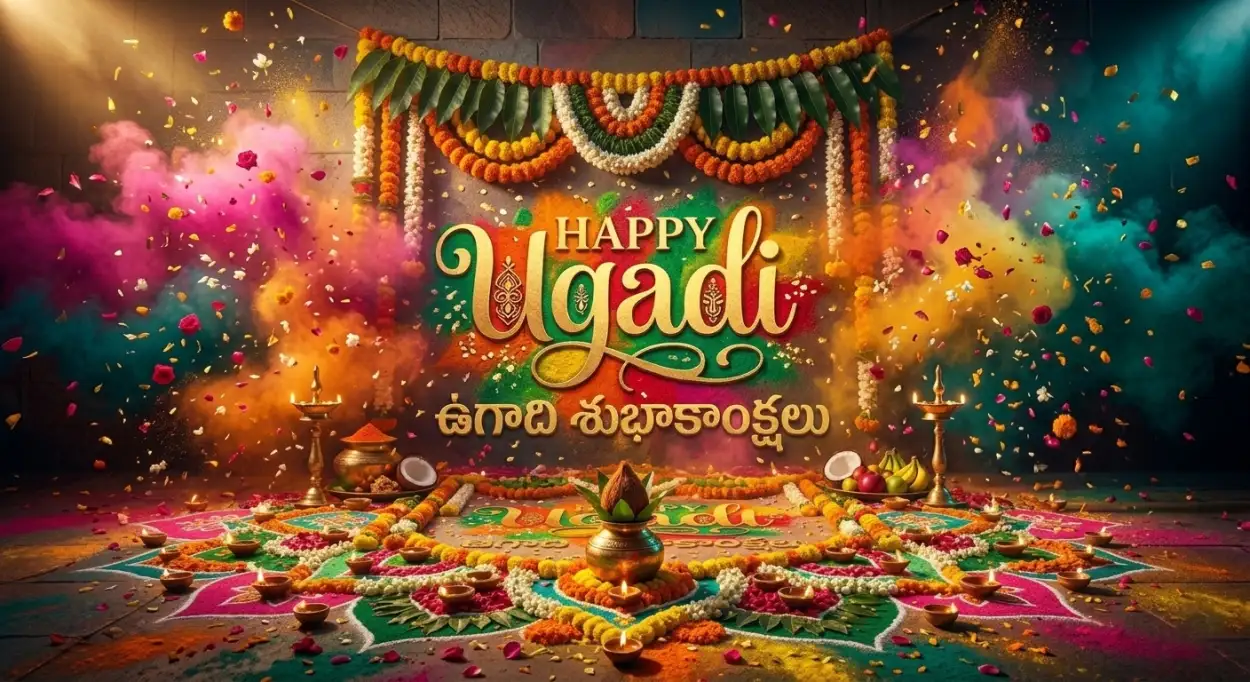 Free Download Ugadi Festival Wallpaper 2026 - High Quality Happy Ugadi Image