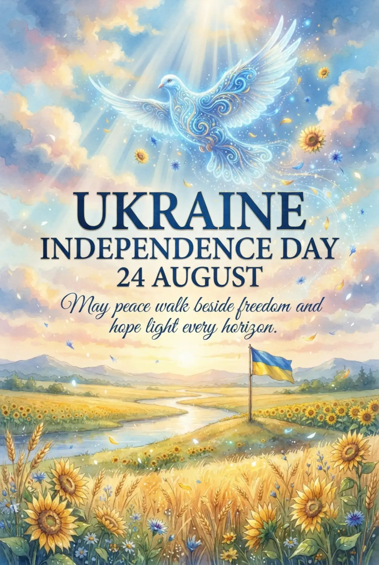 Free Download Ukraine Independence Day 2026 August 24 - High Quality Ukraine Independence Day 2026 Image