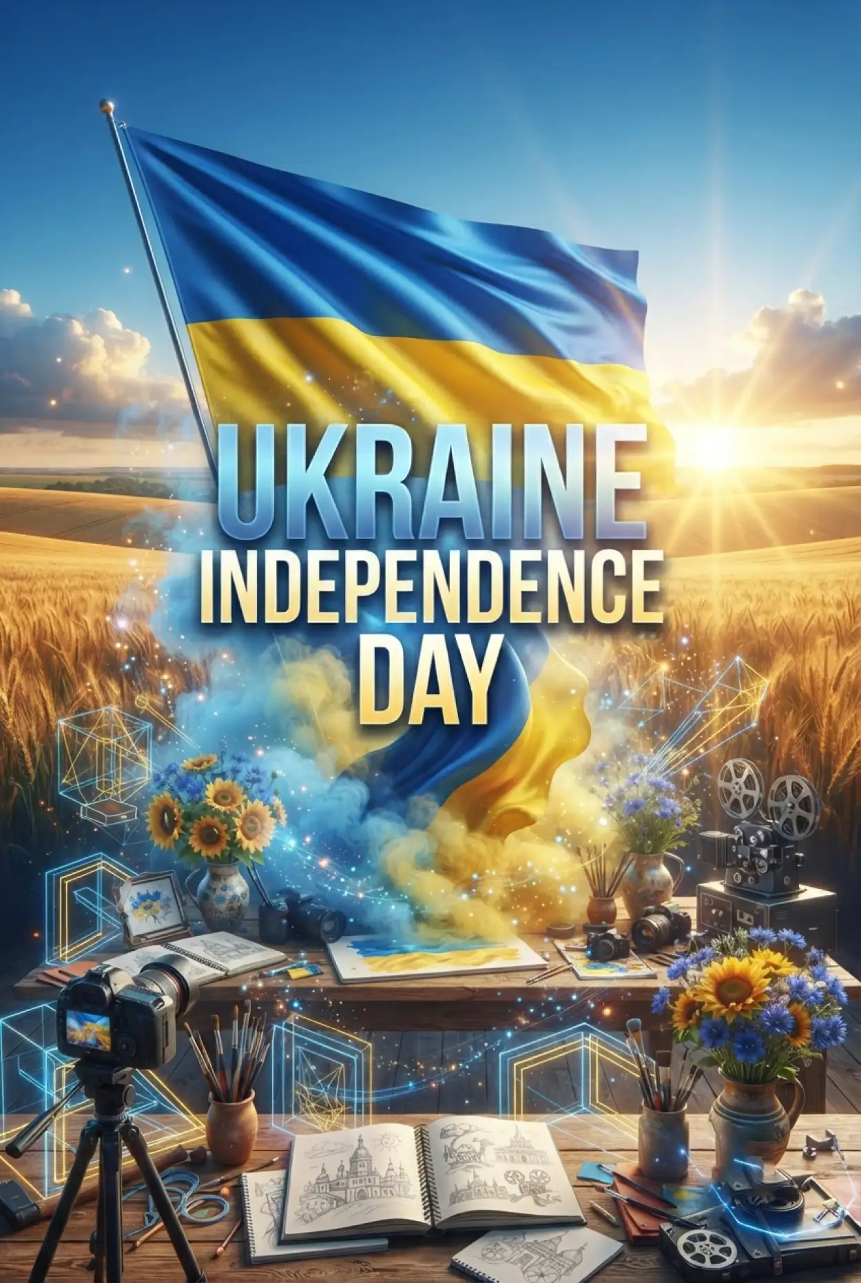 Free Download Ukraine Independence Day 2026 Trending Instagram Post Designs - High Quality Ukraine Independence Day 2026 Image