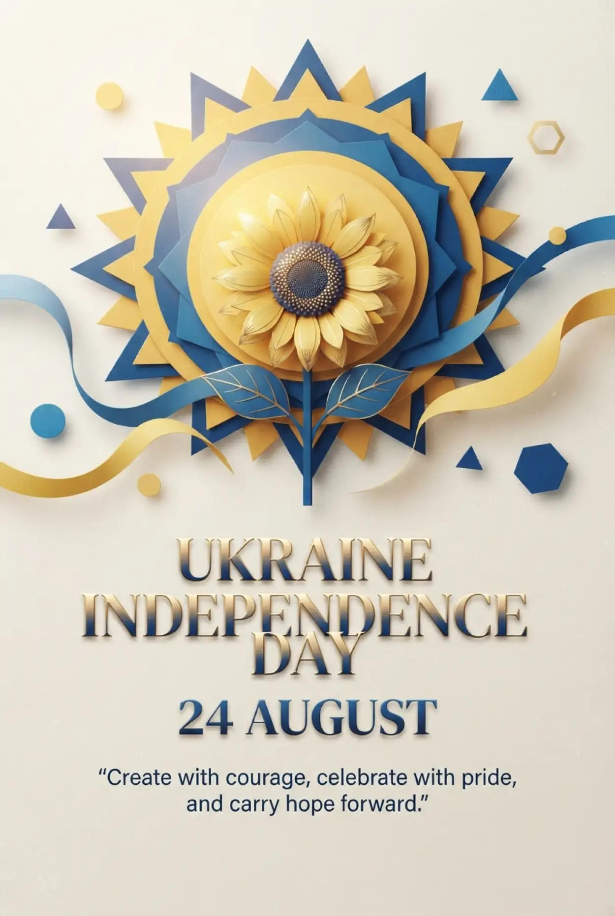 Free Download Ukrainian Independence Declaration Anniversary 2026 - High Quality Ukraine Independence Day 2026 Image