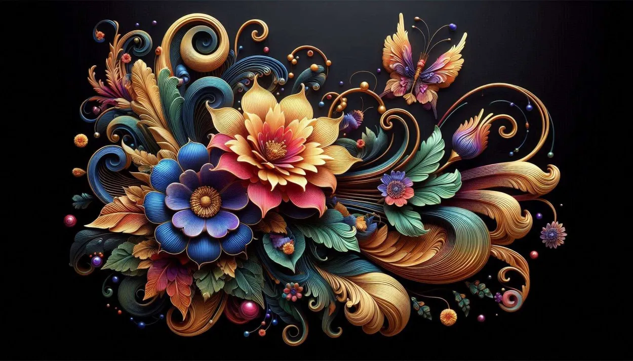 Free Download Ultra-hd 3d Nature Wallpaper With Vibrant Floral Designs - High Quality Nature Wallpaper 3d Background