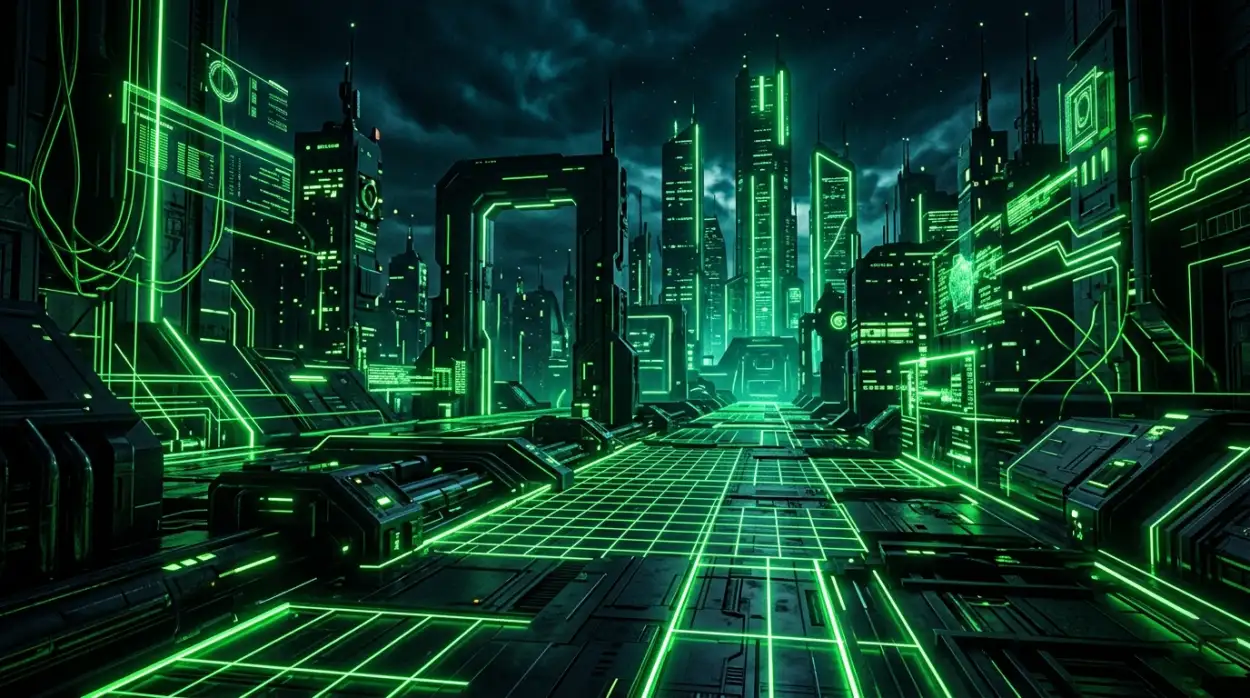 Free Download Ultra Hd Youtube Thumbnail Background For Gaming Channel Dark Neon Style - High Quality Youtube Thumbnail Background Hd Background Image