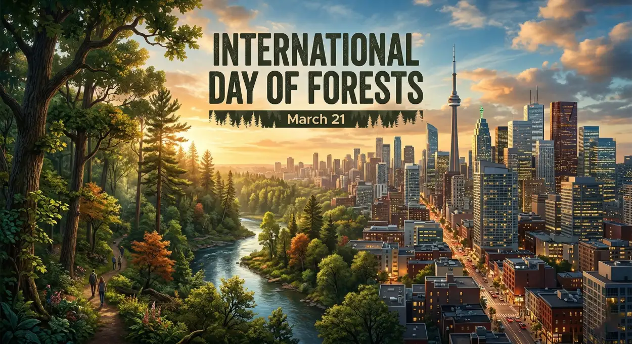 Free Download Ultra Realistic Forest Poster With Quote - High Quality International Day Of Forests Image
