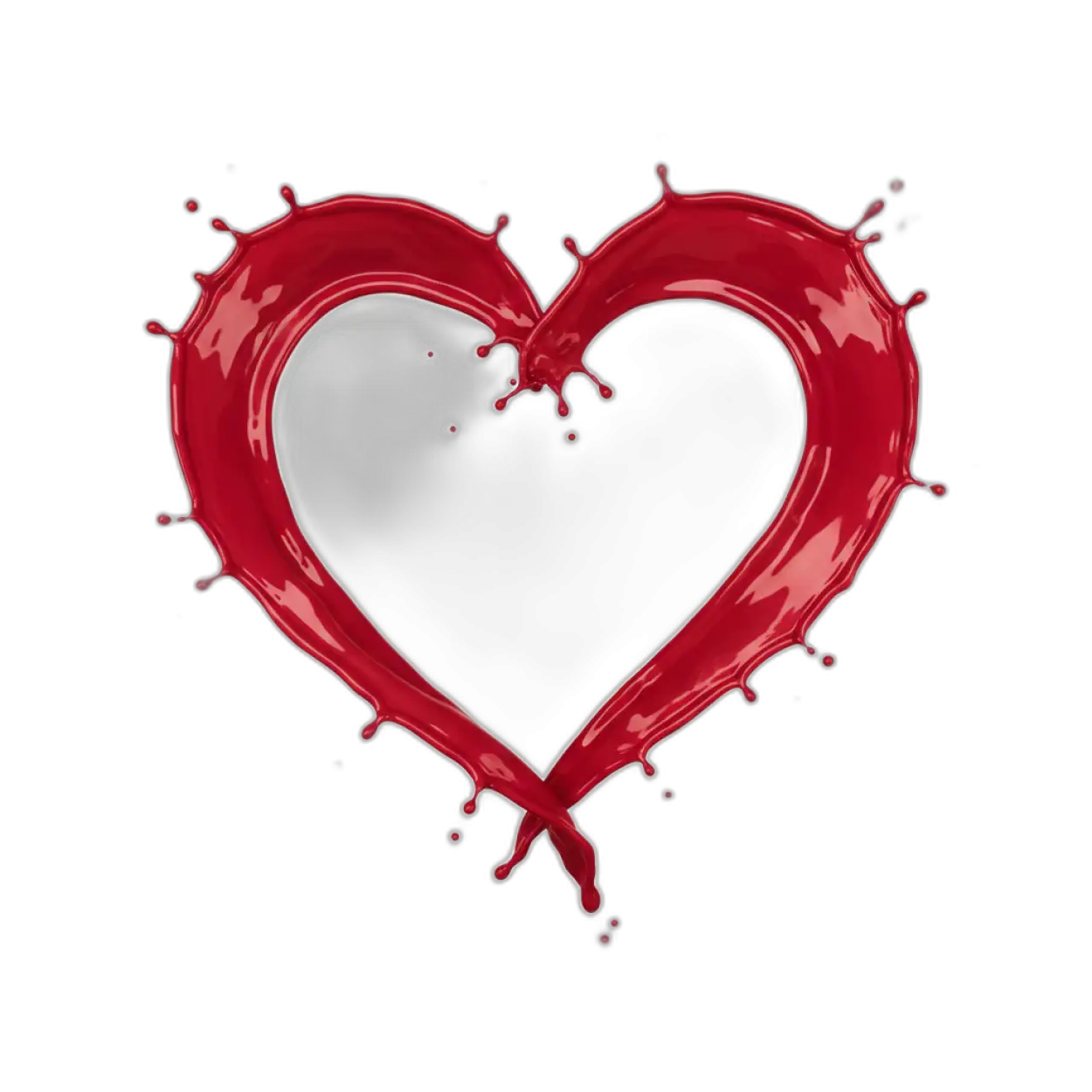 Free Download Unique Artistic Red Heart Png High Resolution Download - High Quality Red Heart Png Transparent PNG