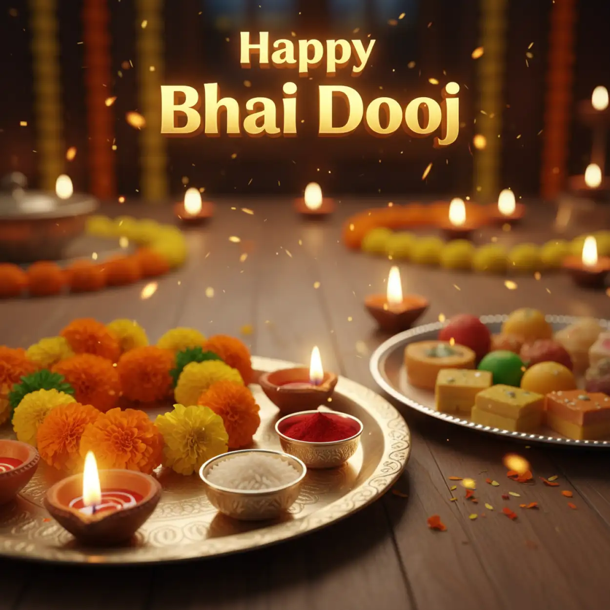 Free Download Unique Emotional Bhai Dooj Wishes For Close Relatives - High Quality Happy Bhai Dooj Background